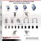 Service Caster 3 Inch 316SS Blue Polyurethane Swivel 3/4 Inch Expanding Stem Caster Set SCC SCC-SS316EX20S314-PPUB-BLUE-34-4 - alternate 5